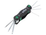 Set Chei Torx&reg; WIHA 7 piese, Oțel Crom-Vanadiu, Cod 25128, cu Protecție