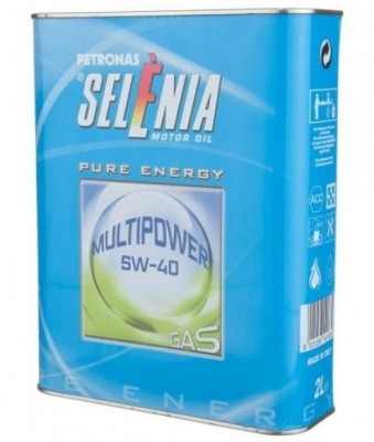 Ulei Motor Selenia Pure Energy Multipower Gas 5W-40 Metal 2L foto