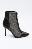 Karl Lagerfeld botine SARABANDE femei, culoarea negru, cu toc cui, KL30955