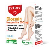 Capsule Diosmina + Hesperidina 500 mg Dr Herz 60 buc
