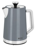 Cumpara ieftin Fierbator electric ECG RK 1766 Vintage Scuro, 2200 W, 1.7 litri, otel inoxidabil, gri