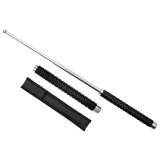 Cumpara ieftin Baston telescopic pliabil, DEPOX&reg;, 52 cm, maner antiderapant, husa inclusa, argintiu