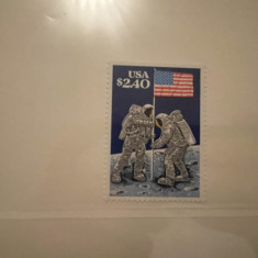 sua timbre spatiu cosmos apollo aselenizare nestampilate MNH