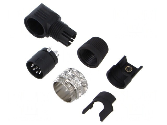 Conector M16 cu 8 pini pentru cablu