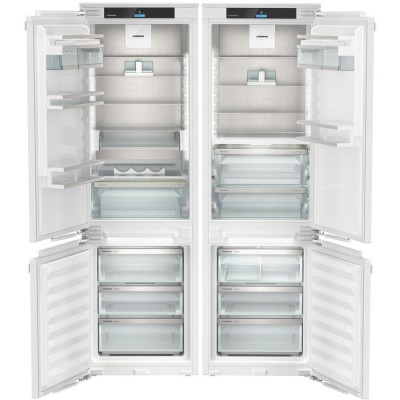 Combinatie side-by-side incorporabila Liebherr IXCC 5165, 500 L, No frost, Control electronic, Display, SuperCool, SuperFrost, IceMaker, Alb foto