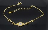 Cumpara ieftin Bratara Argint 925 Placata cu Aur Golden Halo Infinity , Eleganta Atemporala