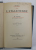 NOTES SUR L &#039;ANGLETERRE par H. TAINE , 1890 , MICI SUBLINIERI PE PAGINA DE TITLU *