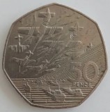 Moneda Anglia - 50 Pence 1994 - Ziua Z