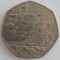 Moneda Anglia - 50 Pence 1994 - Ziua Z