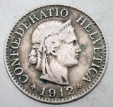 1.335 ELVETIA 10 RAPPEN 1912 B EROARE