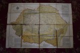 HARTA ROMANIEI MARI == Harta Economica si Istorica realizata de Colonel Alfred Stotz == Editura Socec