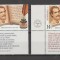 ROMANIA 2025 MIHAI EMINESCU 2 serii de 1 timbru cu tabsuri diferite LP.2499 MNH
