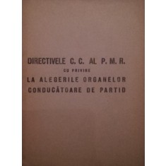 DIRECTIVELE C . C . AL P . M . R . LA ALEGERILE ORGANELOR CONDUCATOARE DE PARTID