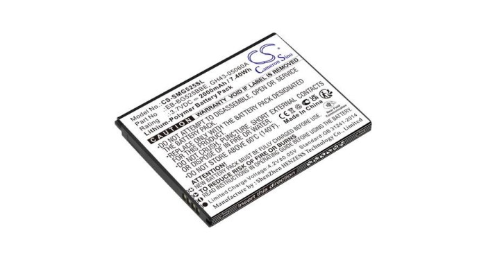 Cameron Sino Replacement Baterie Samsung Galaxy XCover 5, SM-G525F, SM-G525N, EB-BG525BBE, NFC Li-Polymer 2000mAh Baterie