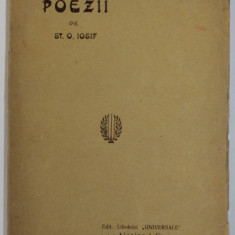 POEZII de ST. O. IOSIF 1901 - 1902 , EDITIE DE INCEPUT DE SECOL