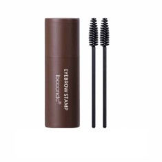 Kit stampila sprancene si 10 sabloane, natural brown foto