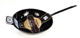 Tigaie Otel Emailat Vitrificat Garcima Pata Negra, 40 cm, 8.9L, 2 Manere, Fund Plat, Inductie, Fabricata in Spania