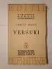 Adrian Maniu - Versuri (ediție definitivă &icirc;ngrijită de autor; 1938)
