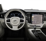 Folie Protectie Navigatie Volvo V90 Cross Country 2019+, Duragon, protectie Display Navigatie, silicon Transparent, Anti-zgarieturi, kit instalare