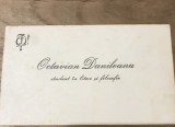 (2) Act Carte de vizita Student la Litere