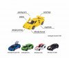 Set 5 masinute metalice Dream Cars Italy Majorette 7,5 cm