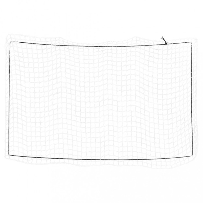vidaXL Plasă de remorcă cu funie elastică, alb, 3,5x2 m, PP