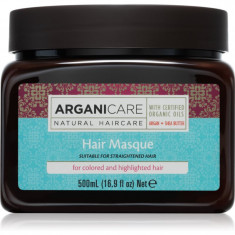 Arganicare Argan Oil & Shea Butter Hair Masque mască de hidratare profundă pentru păr vopsit 500 ml