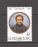 Luxemburg 1977 - 125 de ani de la moartea lui Louis Braille, MNH, Nestampilat