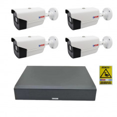 Kit 4 camere supraveghere exterior 1080P full hd IR 40m Rovision, DVR Pentabrid 4 canale SafetyGuard Surveillance foto