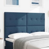 Cumpara ieftin Tăblie cu LED cu lumini cu bandă LED albastru 160 cm țesătură