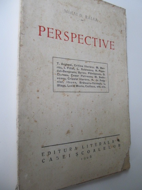 Perspective , 1928 - Mihai D. Ralea
