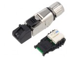 Conector RJ45 Cat5e ecranat 8p4c IDC