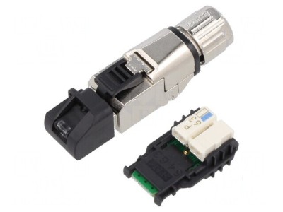 Conector RJ45 Cat5e ecranat 8p4c IDC foto
