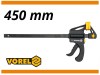 Presa cu strangere rapida 450 mm VOREL