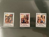 Liechtenstein - serie timbre pictura religie craciun nestampilata MNH, Nestampilat