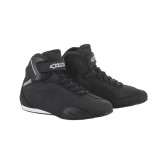 Ghete moto AlpineStars Sektor negru cu alb