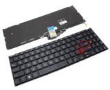 Tastatura Asus Neagra VivoBook X509FA iluminata layout US fara rama enter mic, VivoBook X509FB iluminata