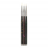 Pensule Pictura Oranjollie Negre Set 3 buc