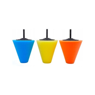 Set de 3 bureti tip con de lustruit pentru jante, 150 mm KD1592 Kraftdele foto