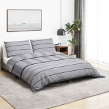 Gossi set cu husa de pilota, gri deschis, 155x220 cm, bumbac