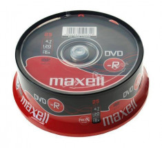 Mediu optic Maxell DVD-R 4.7GB 16x 10 bucati foto