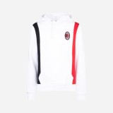 AC Milan hanorac de bărbați cu glugă Logo white - M