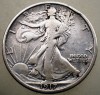 E.023 USA SUA WWI WALKING LIBERTY HALF 1/2 DOLLAR 1917 ARGINT, America de Nord
