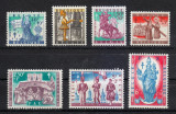 BELGIA 1958 - FOLCLOR , CAMPANIE ANTI TBC , SERIE COMPLETA , NESTAMPILATA, Nestampilat