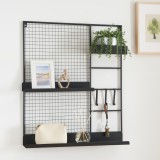 Organizator de perete Westre 70x60x11cm negru [en.casa] HausGarden Leisure