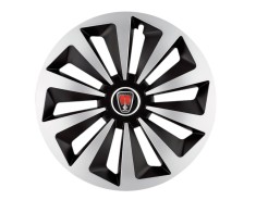 Set 4 capace roti Fox Gri-Negru R16 pentru gama auto Range Rover