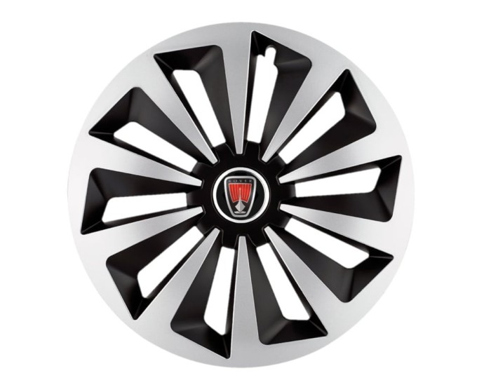 Set 4 capace roti Fox Gri-Negru R16 pentru gama auto Range Rover