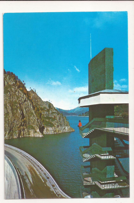 RF21 -Carte Postala- Hidrocentrala de pe Arges, necirculata