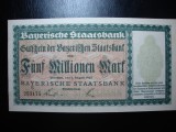GERMANIA BAYERN 5.000.000 MARK 1923 UNC