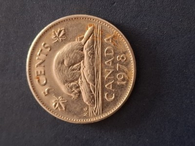 5 cents 1978 canada foto
